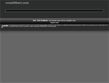 Tablet Screenshot of crossfitbari.com
